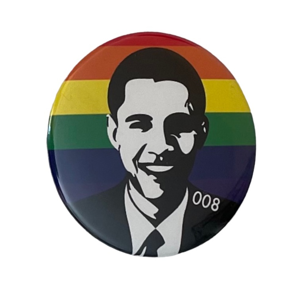 Obama ‘08 Pride Rainbow Pin